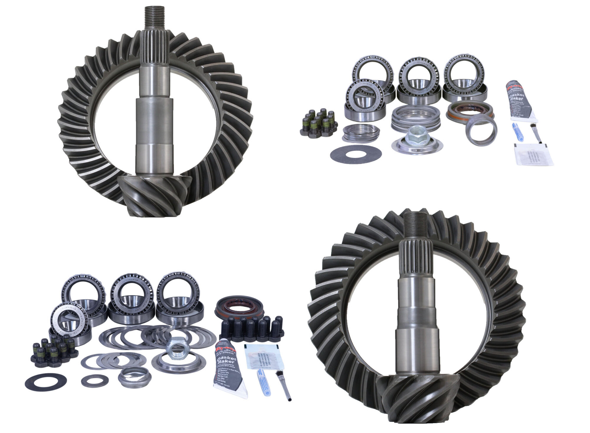 Revolution Gear and Axle Ring & Pinion Package for 87-96 Jeep Cherokee XJ & Wrangler YJ with Dana 30 Front & Dana 44 Rear Axle