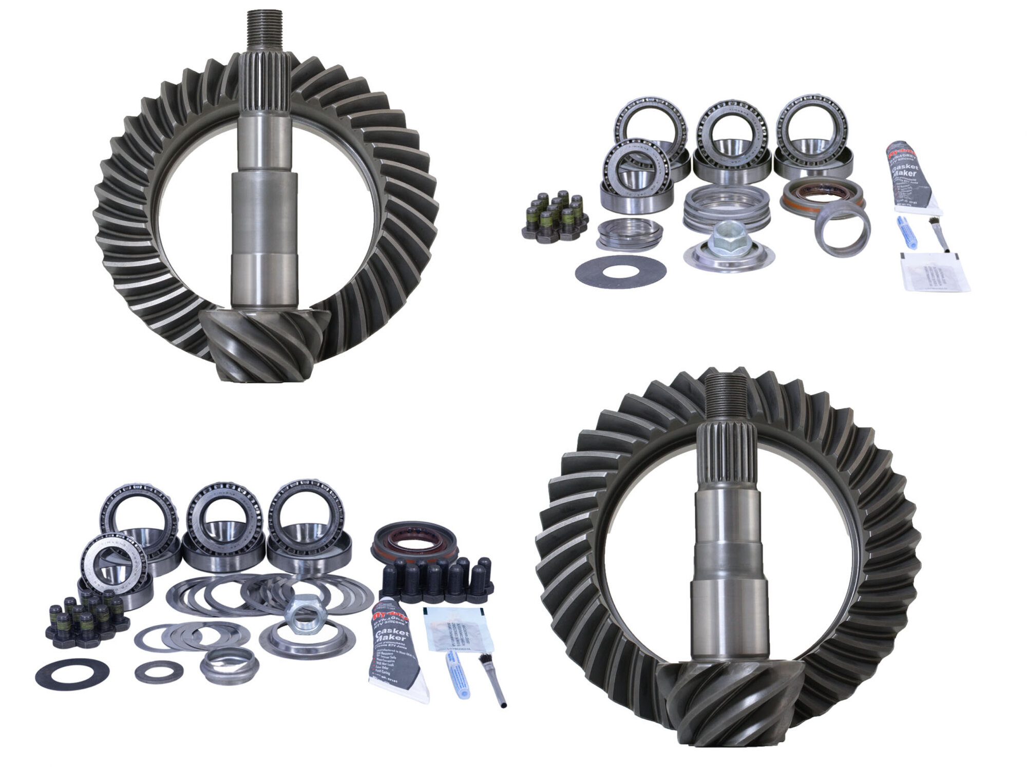 Revolution Gear and Axle Ring & Pinion Package for 97-06 Jeep Wrangler TJ with Dana 30 Front & Dana 35 Rear Axle