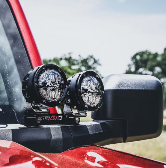 Rigid Industries 46721 Dual Pod A-Pillar Mount kit for 21-26 Ford Bronco