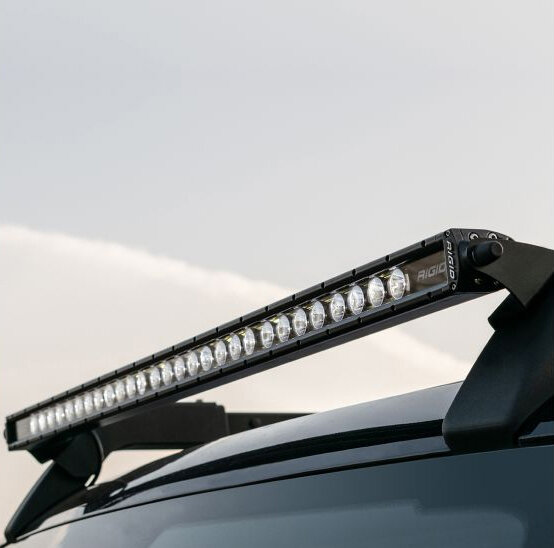 Rigid Industries 46726 Roof Rack Light Kit with SR Spot/Flood Combo Bar for 21-26 Ford Bronco with a Factory Roof Rack
