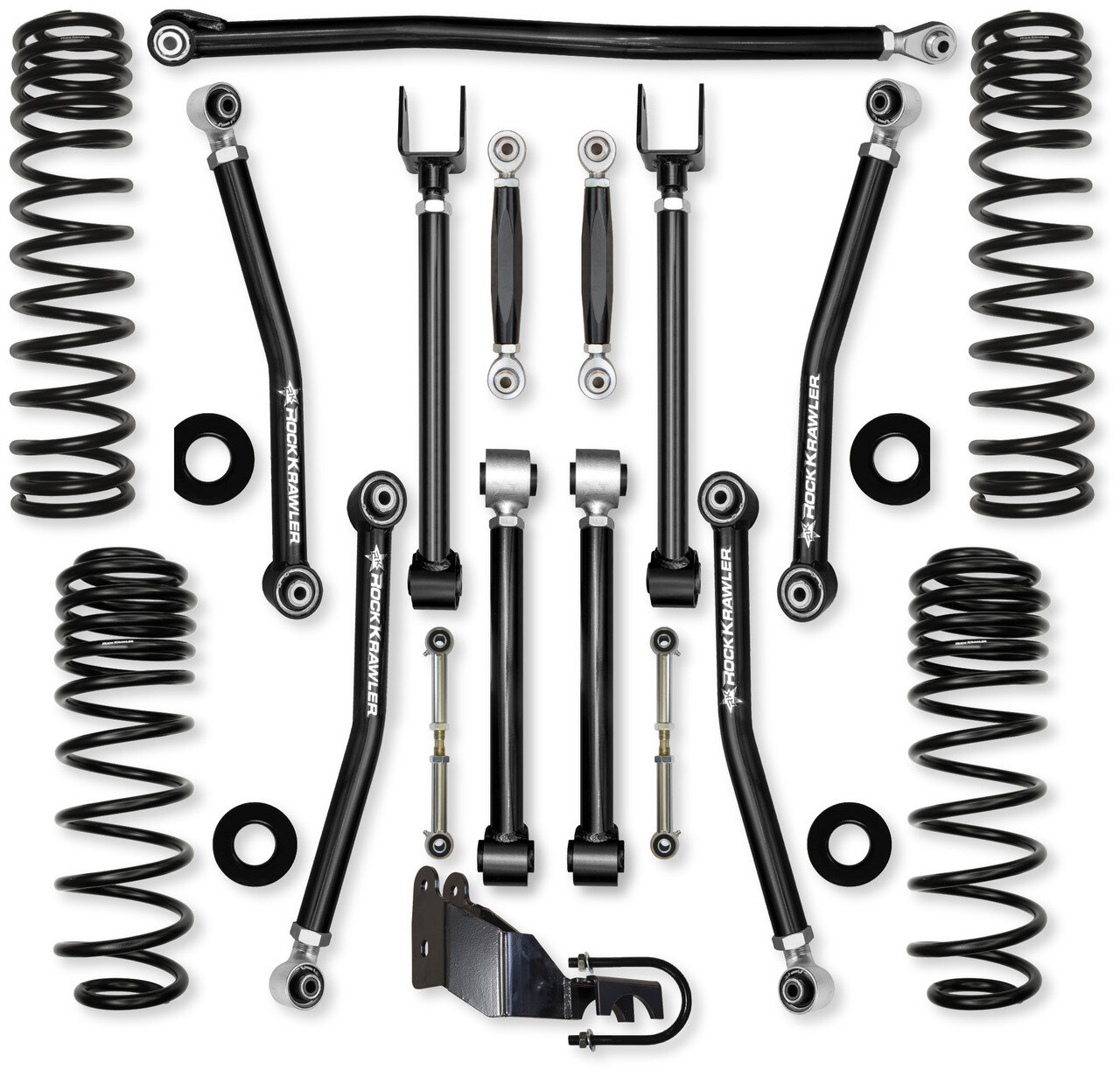 Rock Krawler 2.5" Adventure X "No Limits" Mid-Arm Suspension System for 18-26 Jeep Wrangler JL 2-Door Rubicon