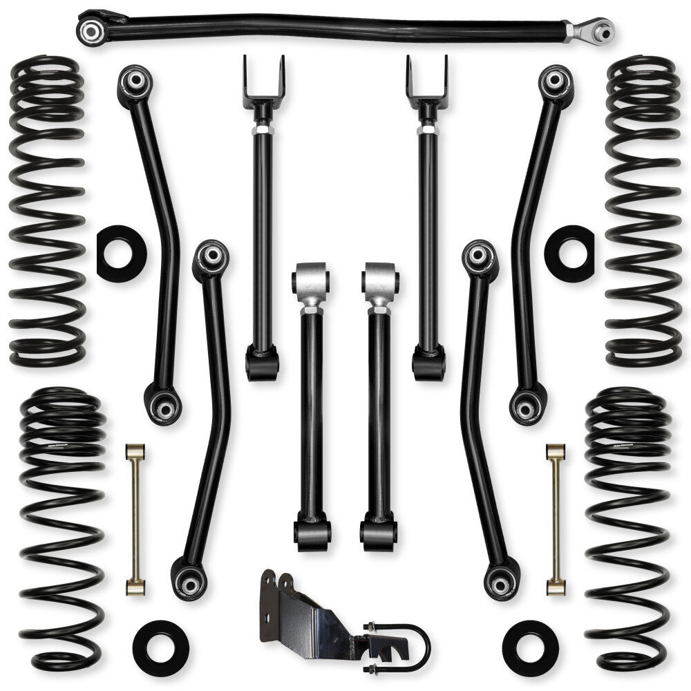 Rock Krawler 2.5" Ultimate Adventure Mid-Arm Suspension System for 18-26 Jeep Wrangler JL 2-Door