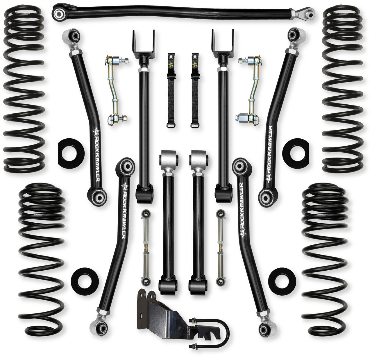 Rock Krawler 3.5" Adventure - X Mid-Arm Suspension System for 18-26 Jeep Wrangler JL 2-Door Sport