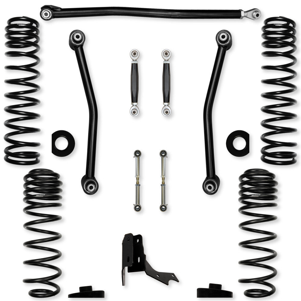 Rock Krawler  3.0" Adventure "No-Limits" Mid-Arm Suspension System for 20-26 Jeep Gladiator JT Rubicon