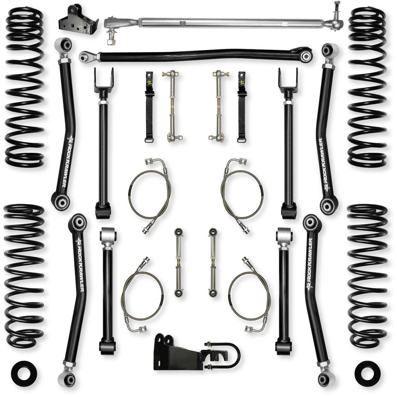 Rock Krawler 4.5" Adventure X Mid-Arm System for 07-18 Jeep Wrangler JK