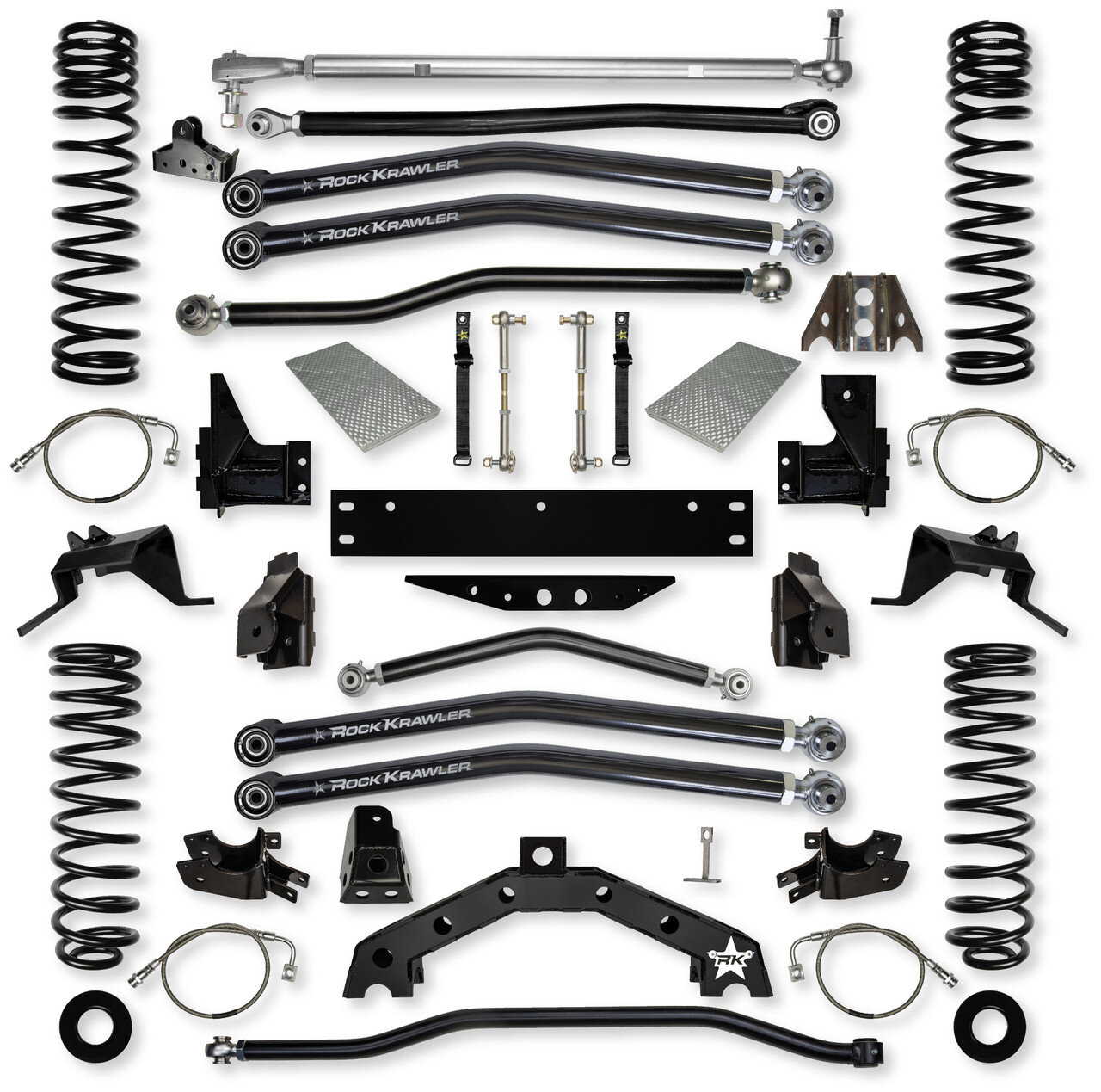 Rock Krawler 4.5" X-Factor X2 Long-Arm Suspension System for 07-18 Jeep Wrangler JK