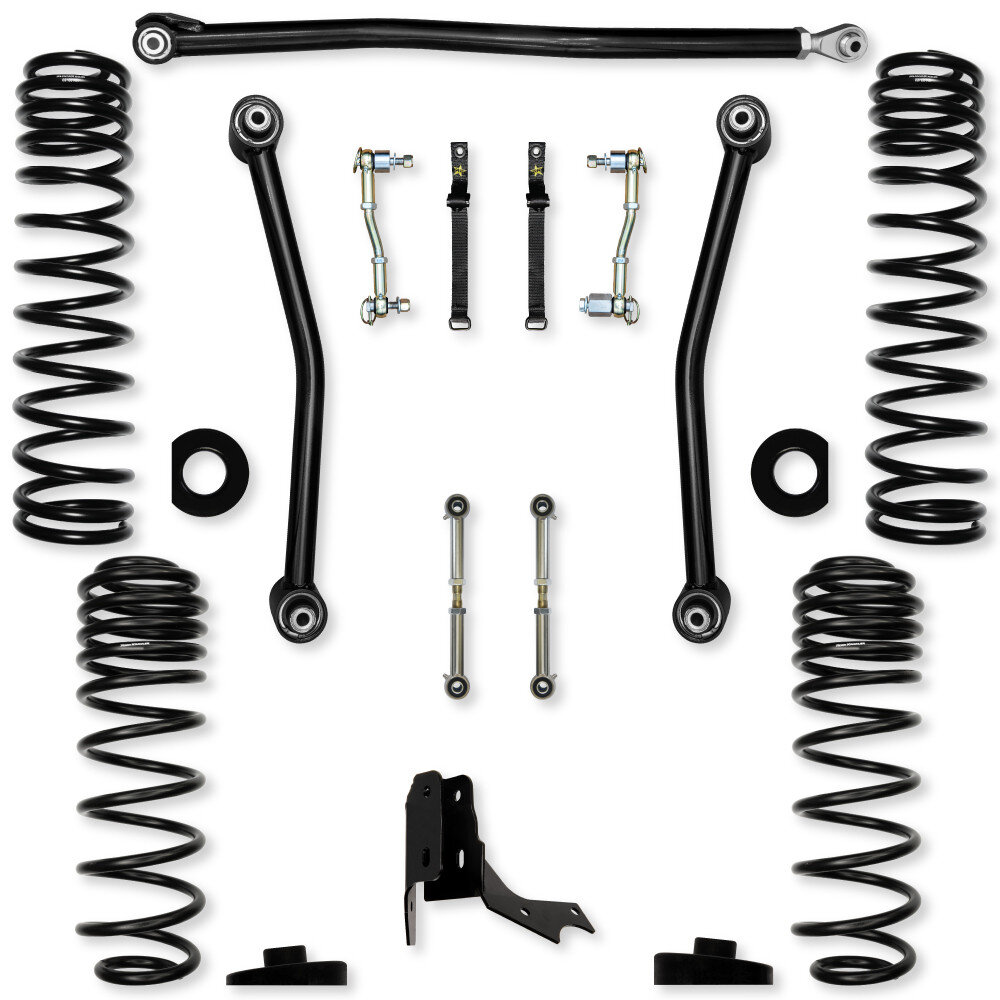 Rock Krawler 3.0" Adventure Mid-Arm Suspension System for 20-26 Jeep Gladiator JT Sport/Overland