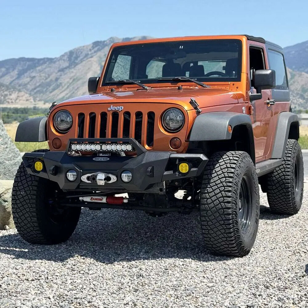 Rock Slide Engineering Big Sky Aluminum Front Bumper for 07-18 Jeep Wrangler JK