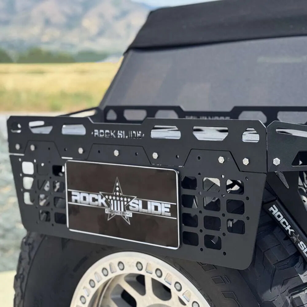 Rock Slide Engineering AC-TR-109EZ Rack Accessory Tray License Plate Panel