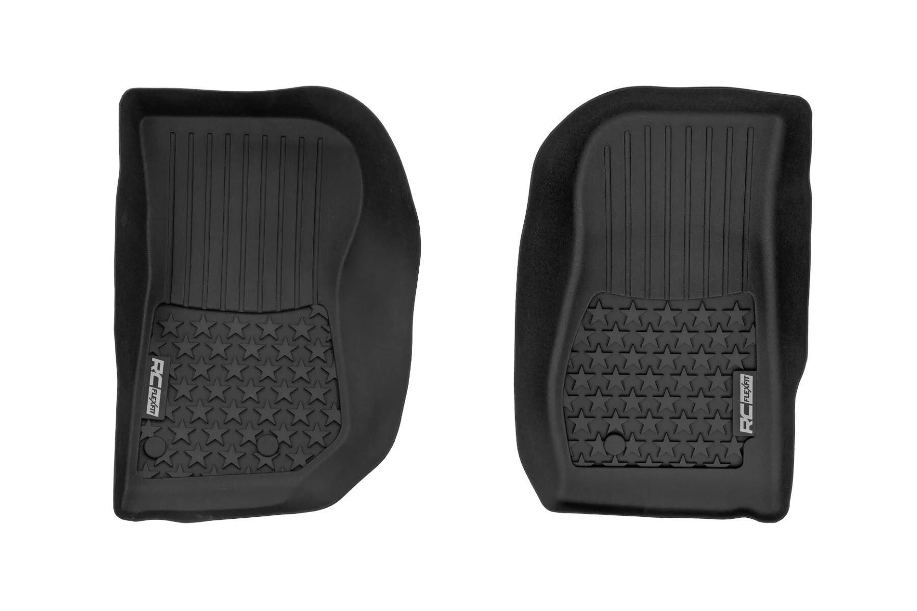 Rough Country Floor Mats for 14-18 Jeep Wrangler JK Unlimited 4-Door