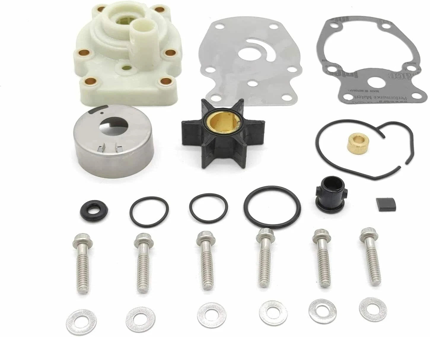 Water Pump Impeller Kit for Johnson Evinrude 20-35 HP Outboard (N/A) 0393630