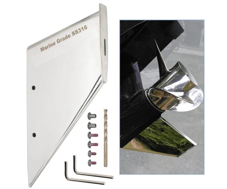 Lower Skeg Replacement Protector Guard Repair Kit for Volvo Penta I/O SX