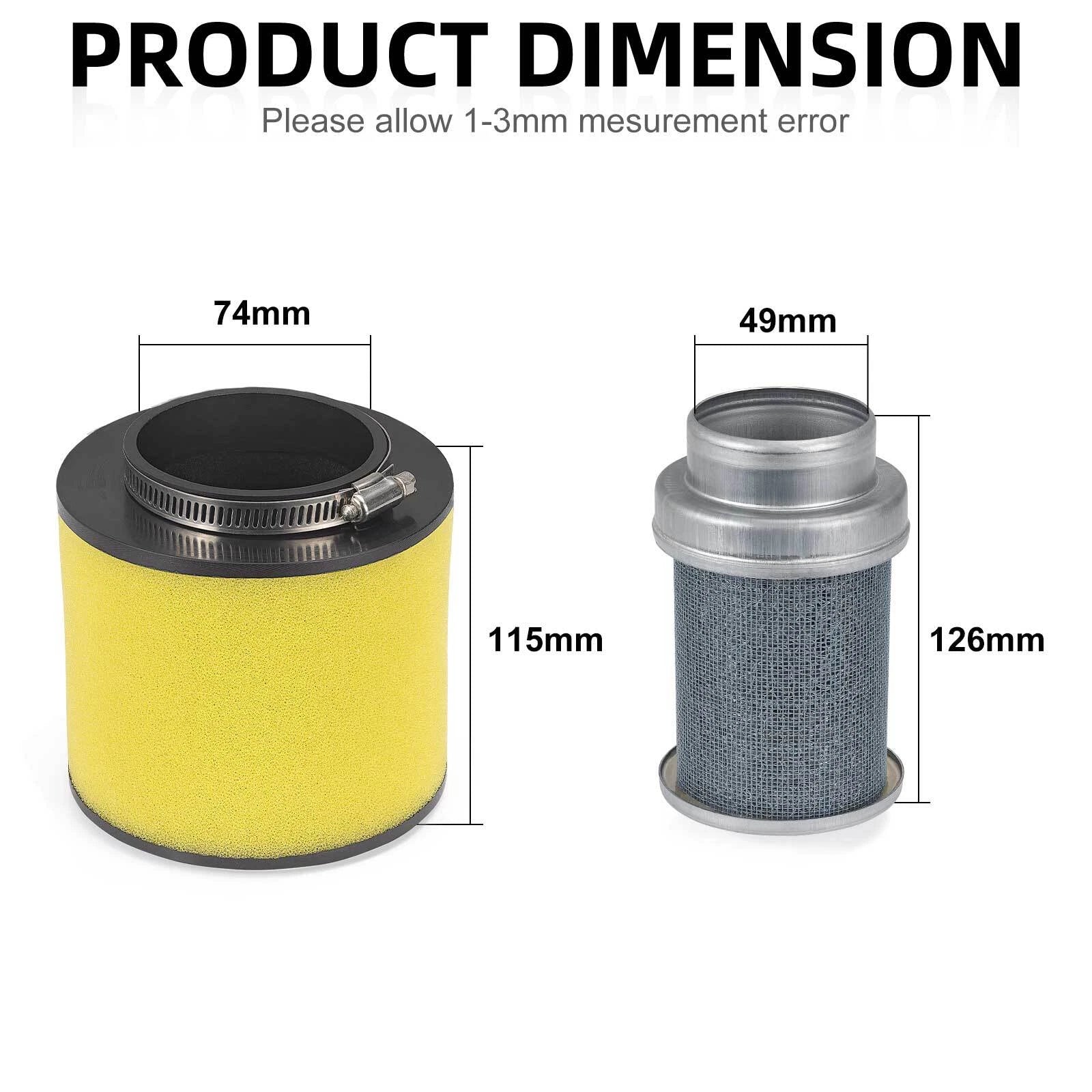 Air Filter w/ Air Cleaner Body for Honda Foreman TRX400 TRX450 (1998–2004)