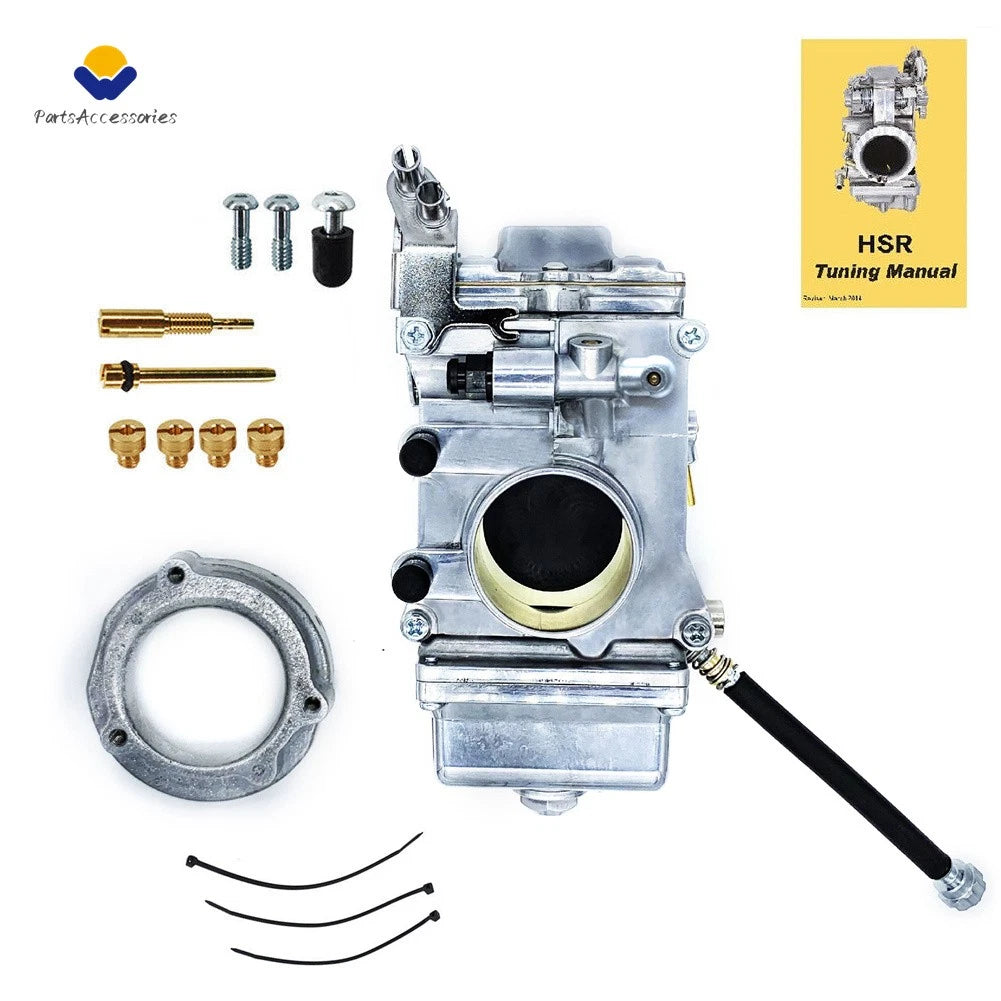 Carburetor for Harley EVO Twin Cam (Mikuni HSR45 TM45-2K, 45mm) + Choke Cable
