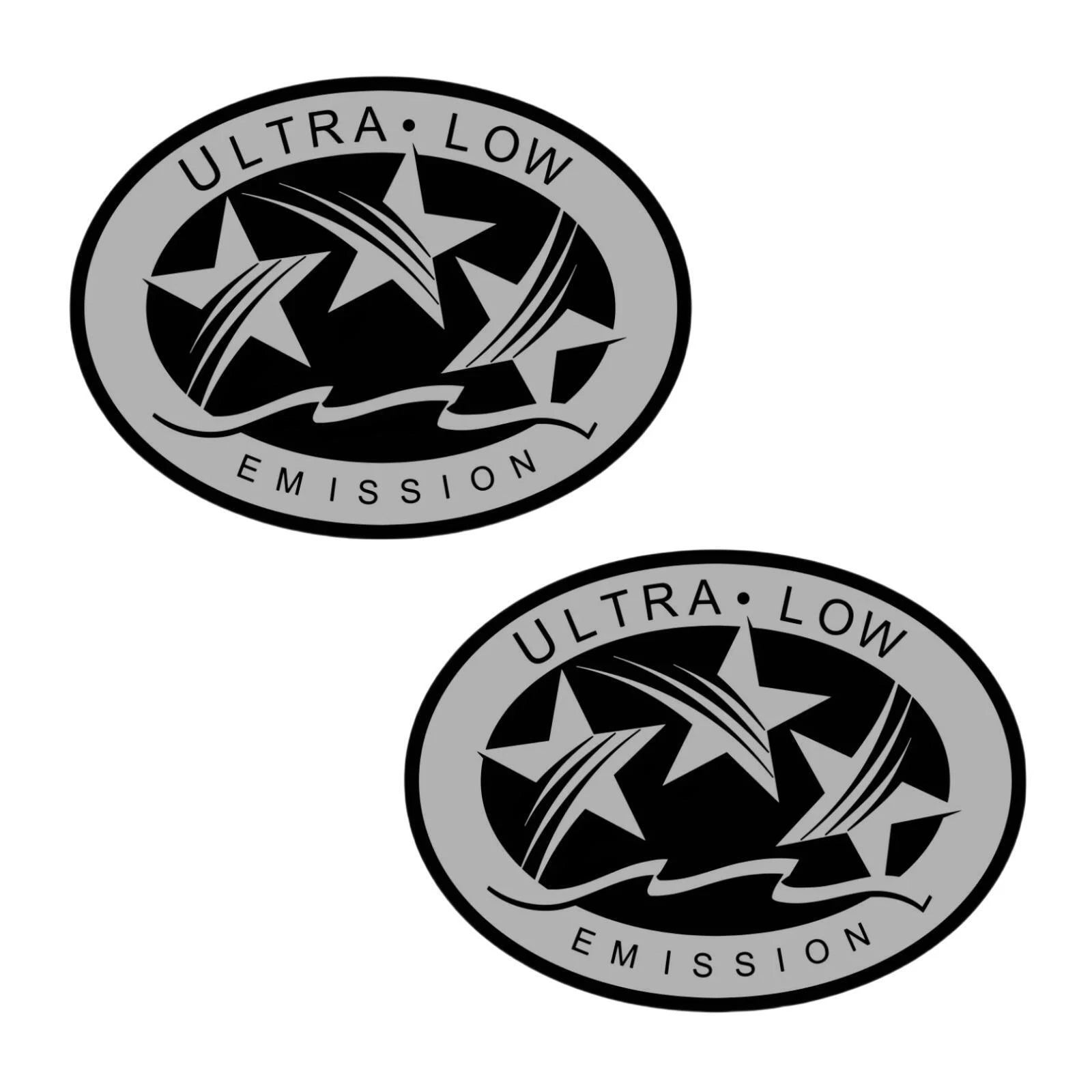 2X Outboard Graphic Sticker Decal for California DOT (Ultra Low Emission)