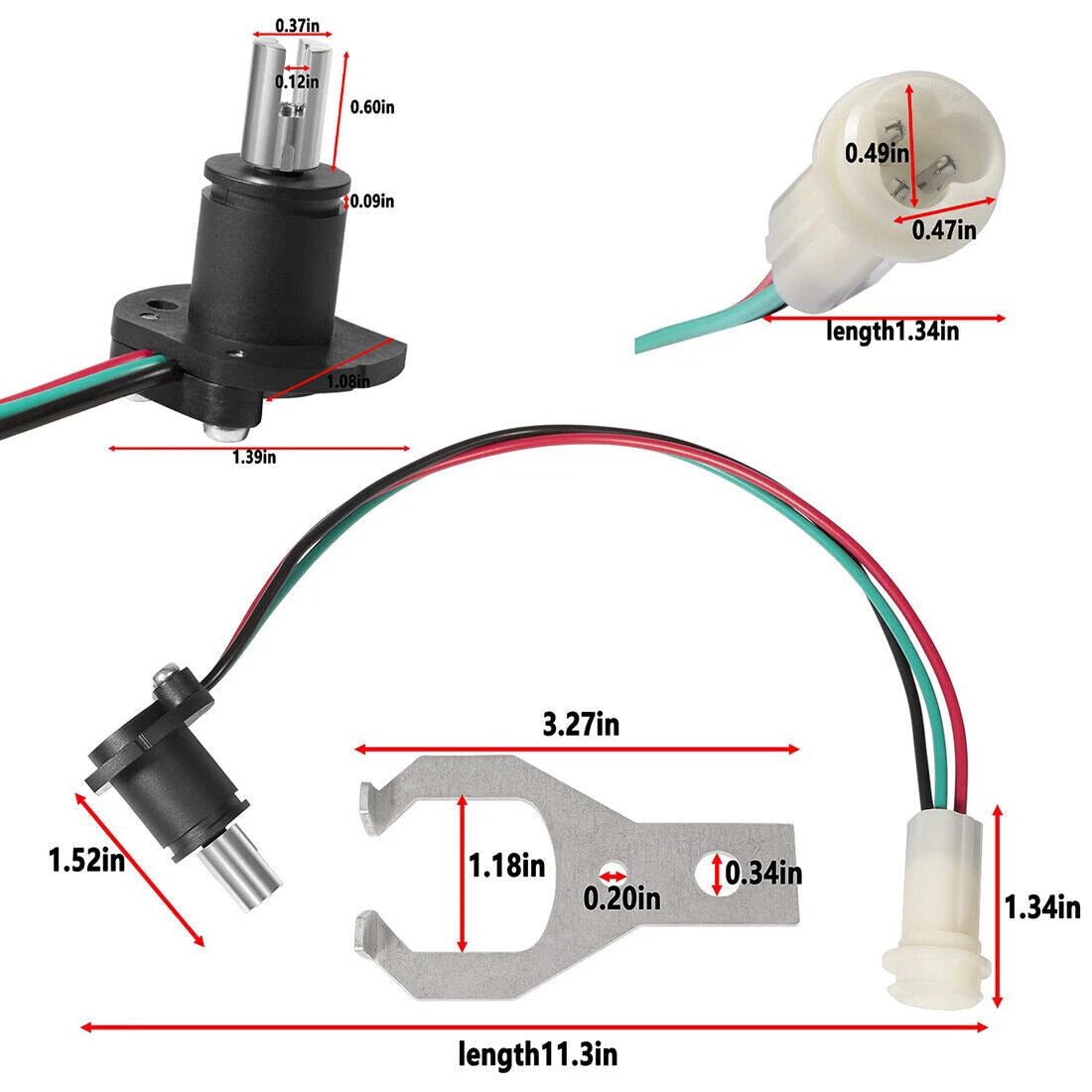 Potentiometer/Trim Sensor Kit for Volvo Penta 290 Sterndrives (873531, 22314183)