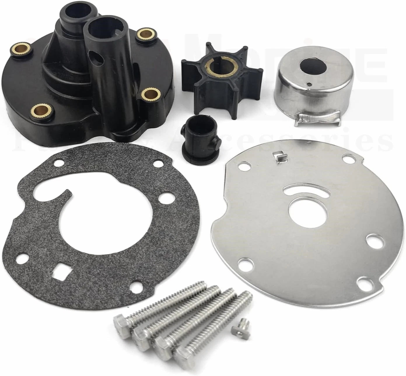 Water Pump Impeller Kit for Johnson Evinrude 6HP (1954–1979) 763758 391391 382797