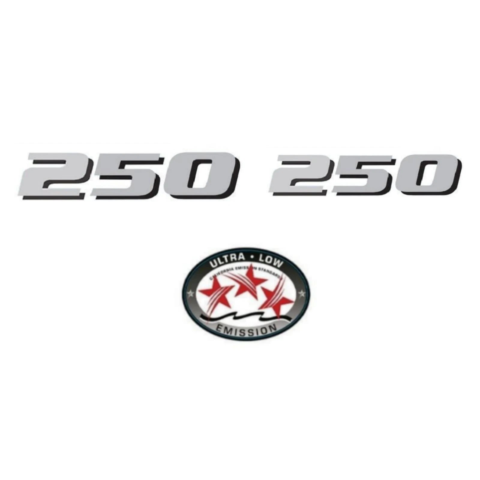 250 HP Horsepower Label Decal Sticker for Yamaha Outboard (4-Stroke)