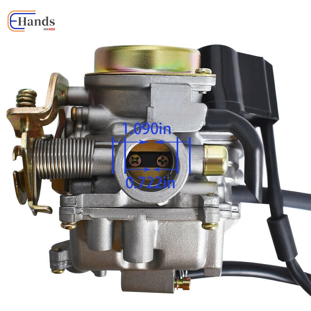 Carb Carburetor PD18J for GY6 49cc 50cc 80cc Moped (4 Stroke)