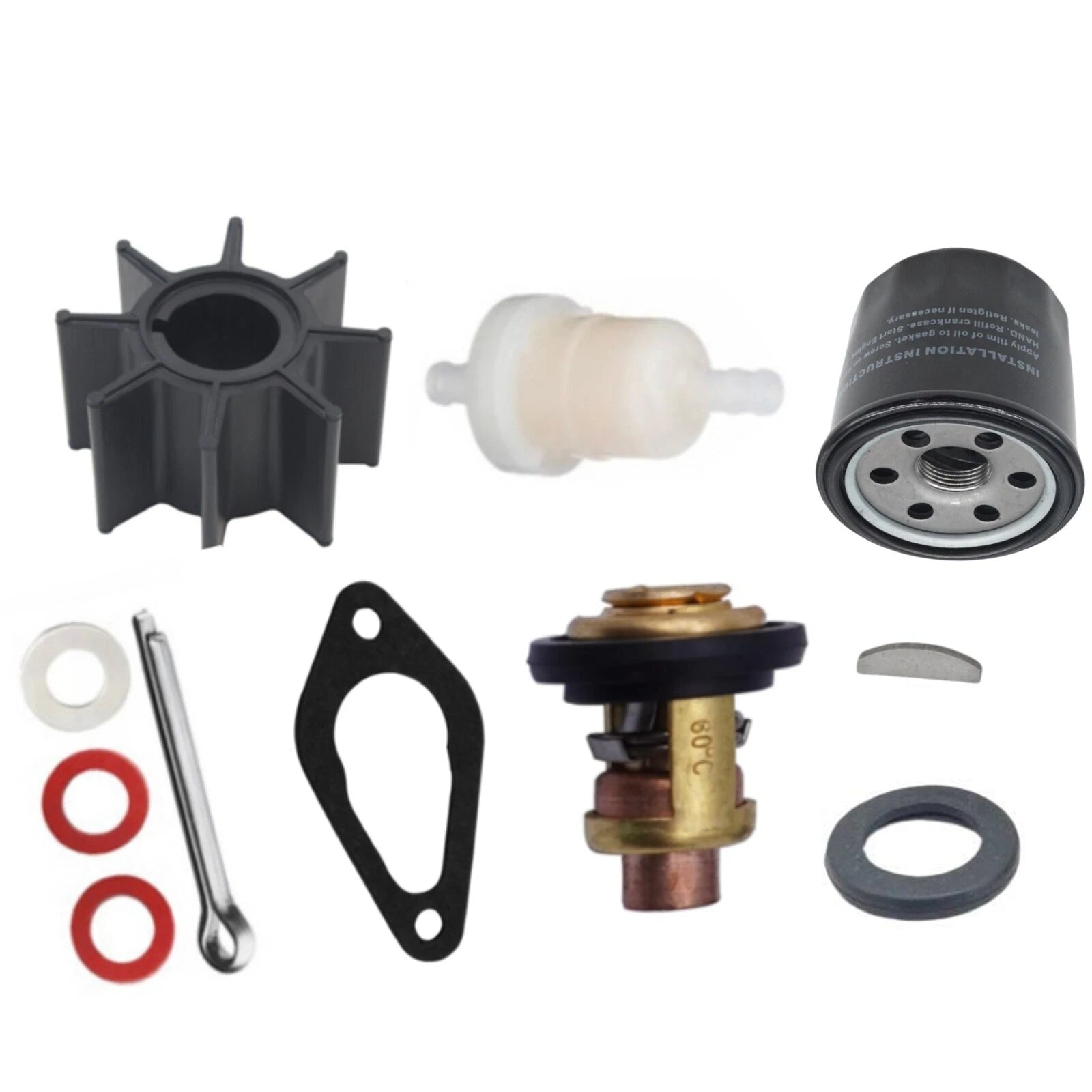 Engine Maintenance Kit for Tohatsu MFS 9.9HP 15HP 20HP (3RS-87500-0 3LD-65021-0)