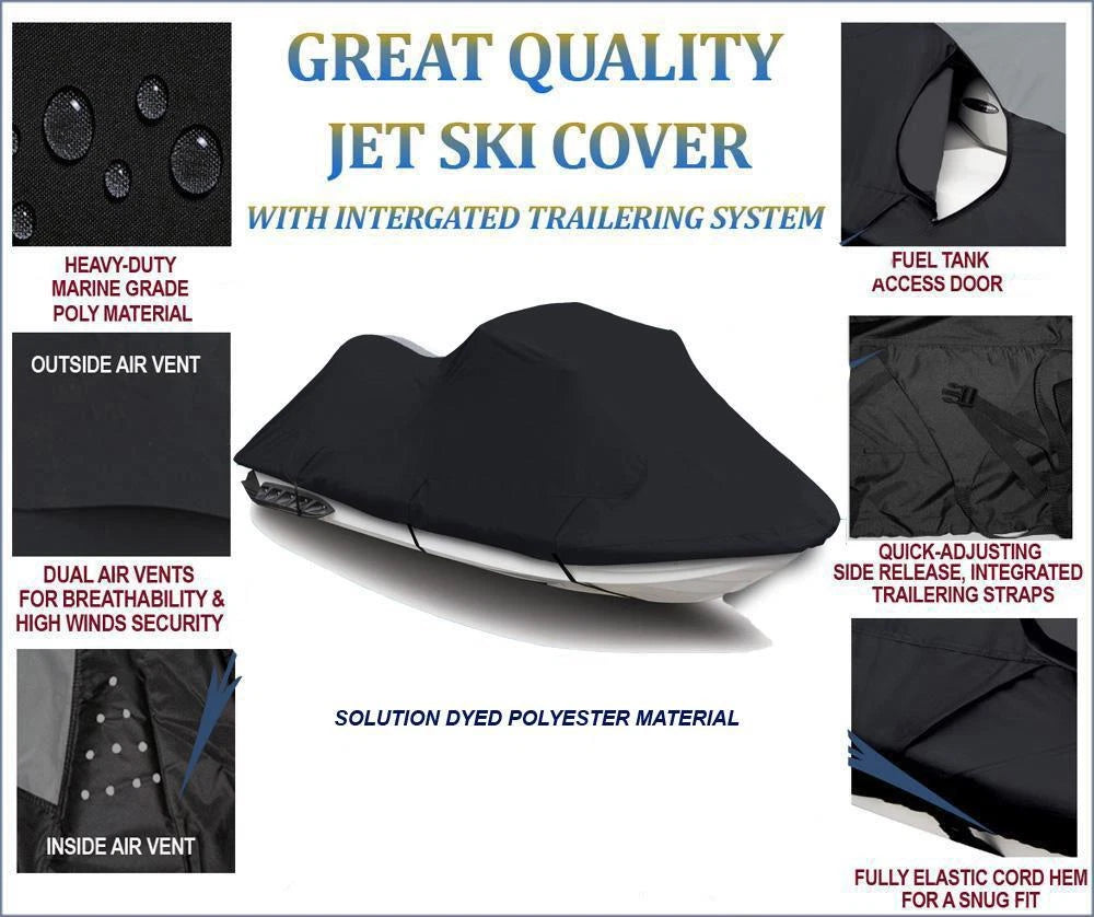 Trailerable Cover for Sea Doo Bombardier GTR 215 230 (2012–2019)