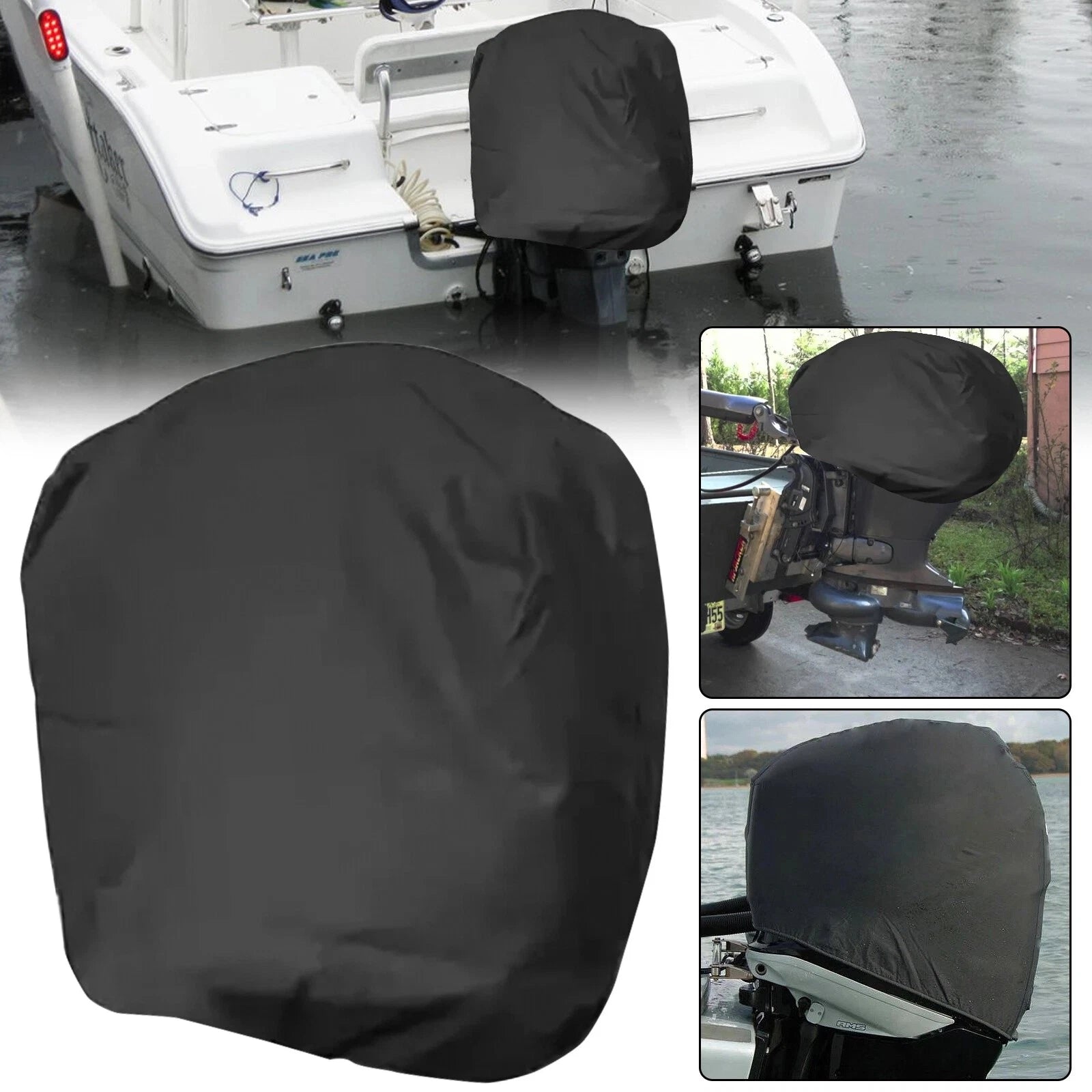 Outboard Motor Engine Storage Cover for Trailerable Boats (30-60 HP)