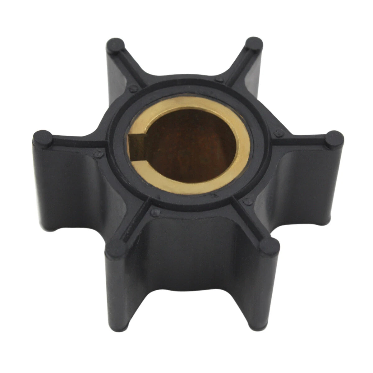 Water Pump Impeller for Johnson Evinrude OMC BRP 2-6HP Outboard (387361, 763735)