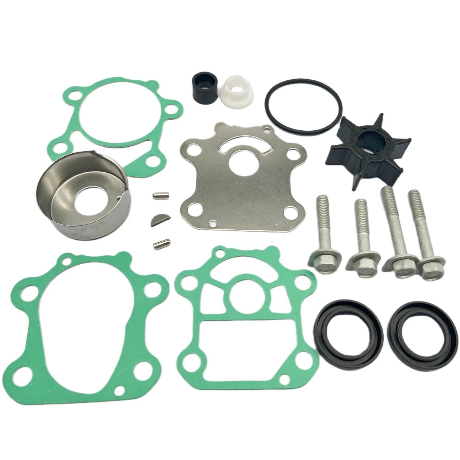 Water Pump Impeller Kit for Yamaha 4-Str 70 HP F70A (2004–2019) 6CJ-W0078-00