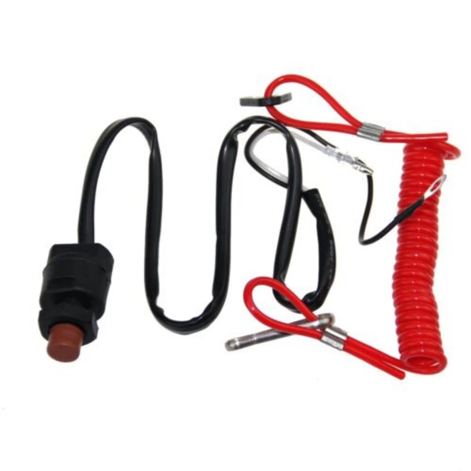 Kill Stop Switch & Safety Lanyard for Yamaha 2 Str Outboard Motor (6E9-82575-02)