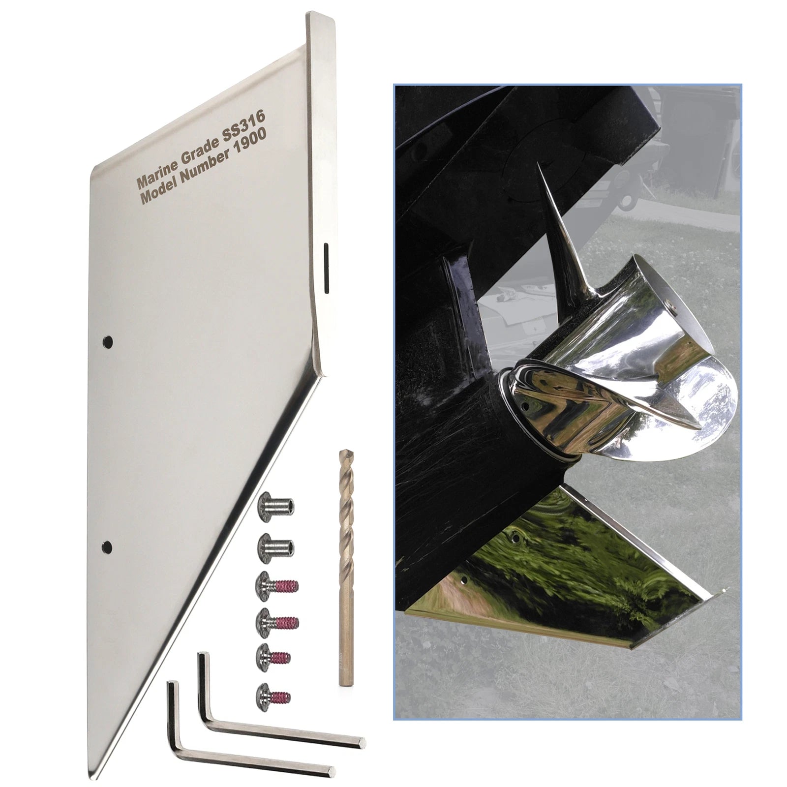 Skeg Guard Protector for Mercury Mercruiser Bravo 1 / 3 (1990–Present) #27051