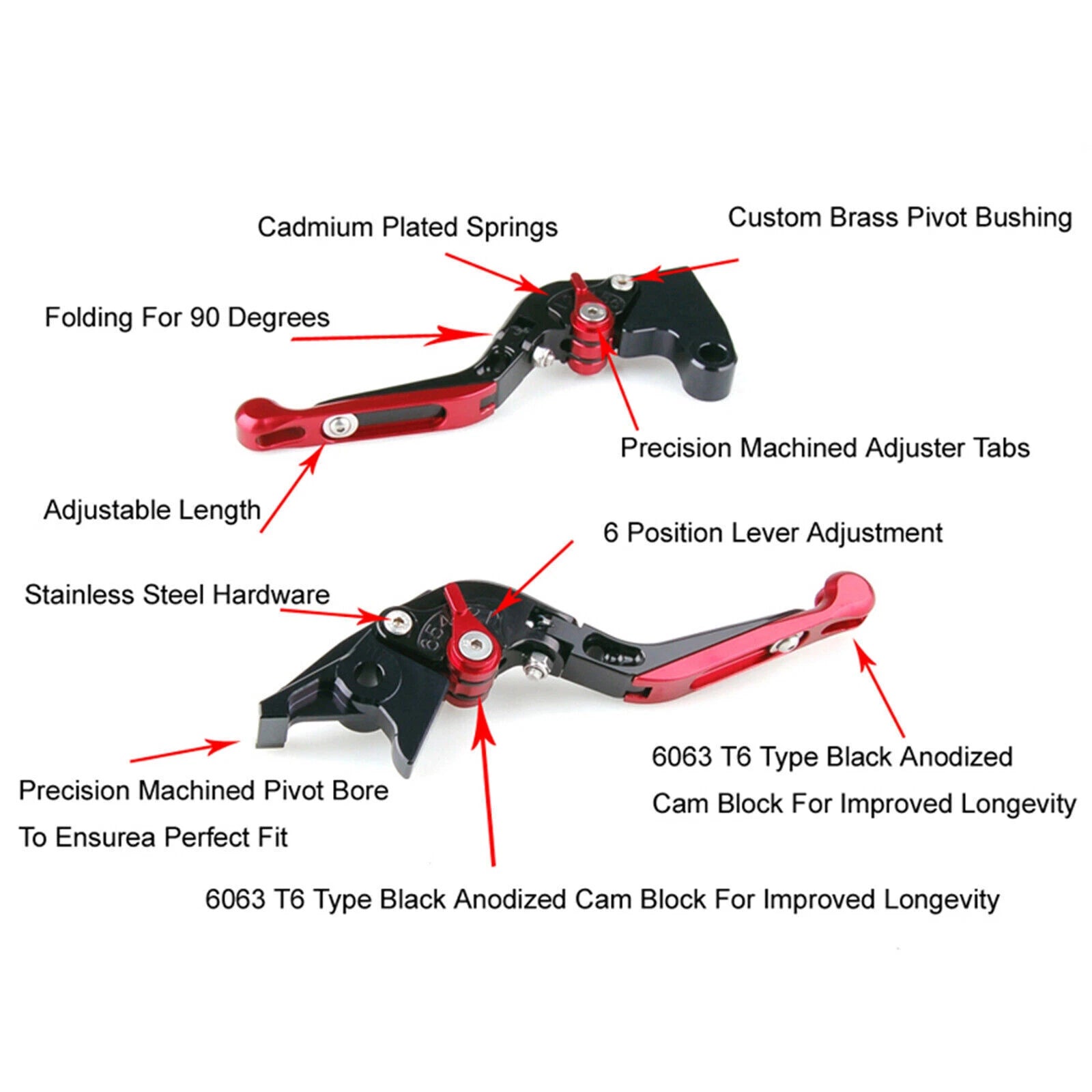 Adjustable Clutch Brake Lever for Honda CBR500R/CB500F/CBR300R (2019–2021)