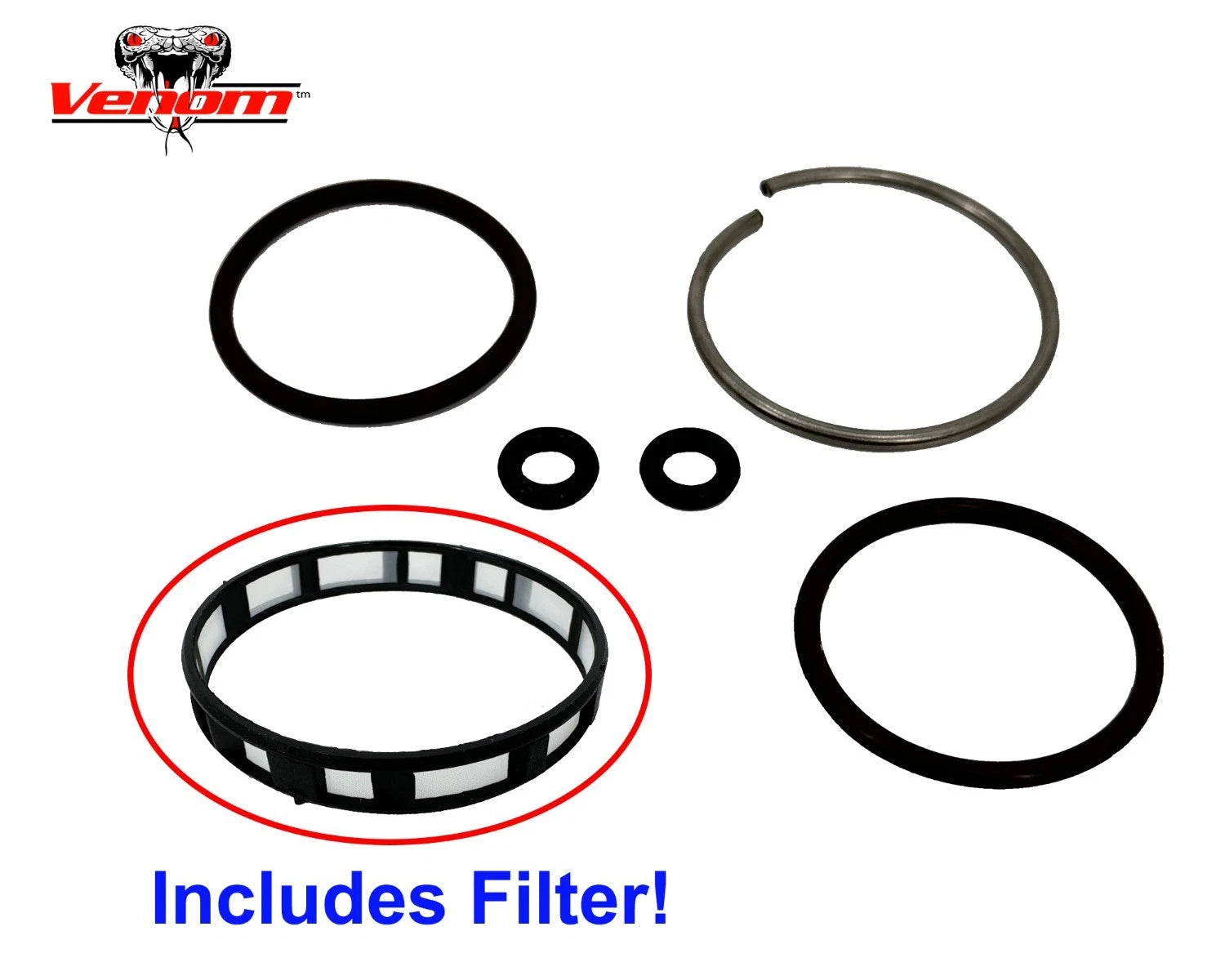 Fuel Injector Repair Kit with Filter for Johnson Evinrude AY & E-Tec (2000–2023)