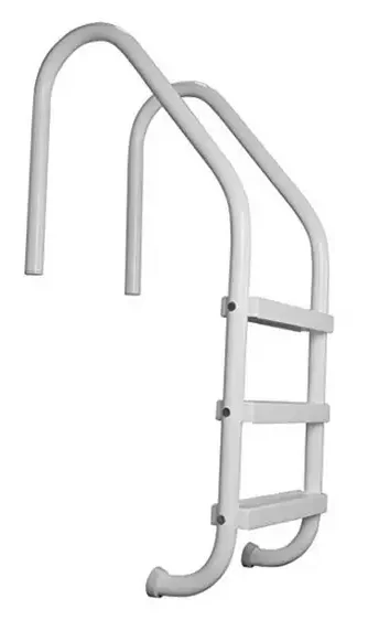 Saftron 3-Step Ladder with High Impact Polymer Treads, Beige – P-324-L3-B