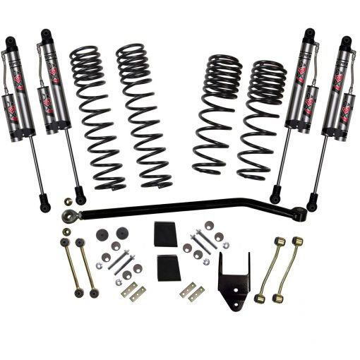 Skyjacker 3.75 in. Dual Rate-Long Travel Suspension Lift Kit with ADX 2.0 Remote Reservoir Shocks for 21-23 Jeep Wrangler JL Unlimited 4XE