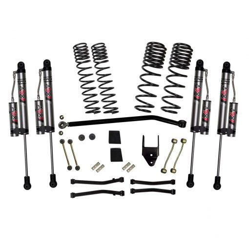 Skyjacker 4.5 in. Dual Rate-Long Travel Suspension Lift Kit with ADX 2.0 Remote Reservoir MonoTube Shocks for 21-23 Jeep Wrangler JL Unlimited 4XE