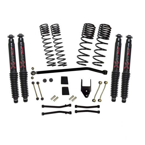 Skyjacker 4.5 in. Dual Rate-Long Travel Suspension Lift Kit with Black MAX Shocksfor 21-23 Jeep Wrangler JL Unlimited 4XE