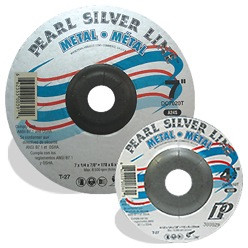 7 x 1/8 x 5/8-11 Silver Line™ AO Depressed Center Wheels, A24S, 10/Box, Pipeline