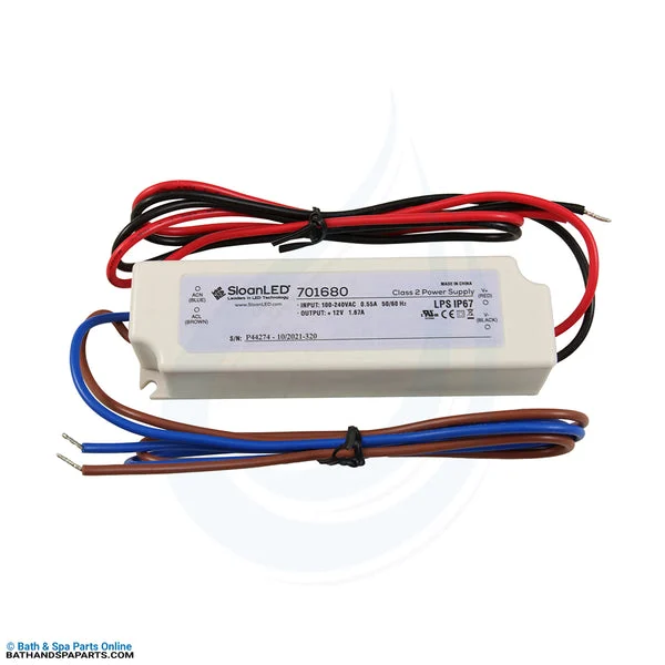 SloanLED Power Supply [Self-Contained 20W 12VDC 1.67A] (701680)