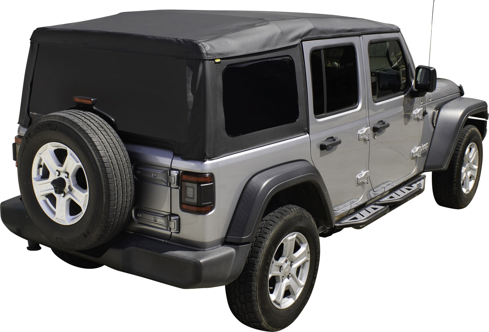 Smittybilt 9093135K Square Back Full Replacement Soft Top Kit for 18-26 Jeep Wrangler JL Unlimited 4-Door
