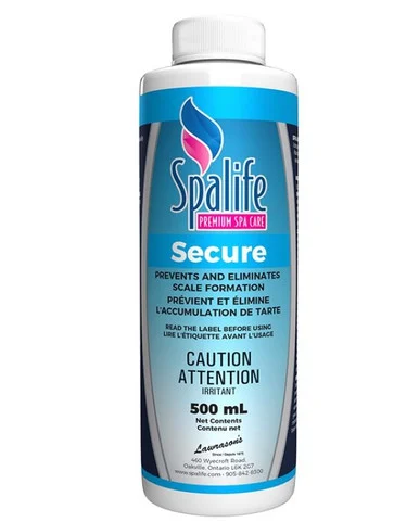 Spa Life Secure 500ml Prevents and Eliminates Scale Format 46076C55SL
