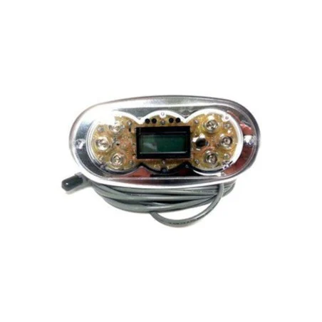 Spaside Control, Balboa TP600, 6-Button, Oval, LCD, No Overlay, 4 pin Molex, 7′ cord, 7.1″ x 3.5″” : 55676-09