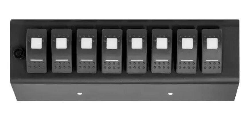 sPOD Add-On Switch Panel For 8-Circuit SE Systemfor 07-18 Jeep Wrangler JK