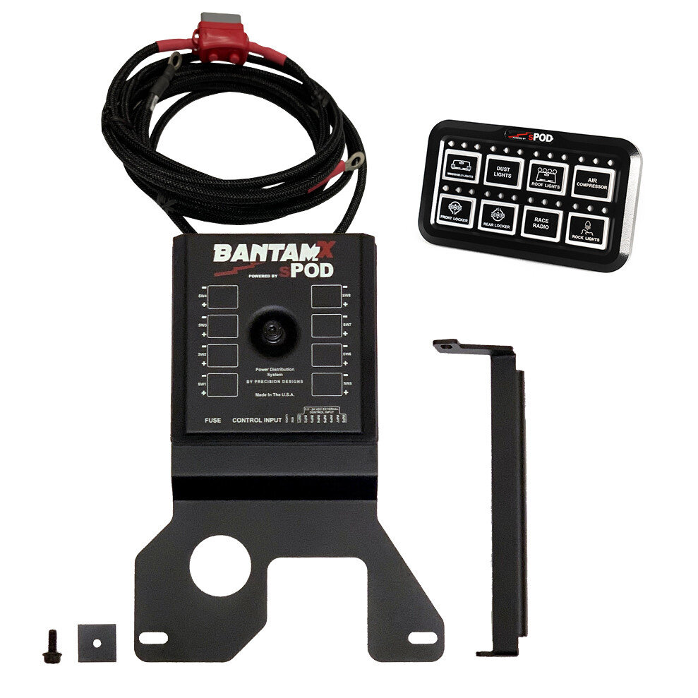 sPOD 87-0030 BantamX HD 18-24 Jeep Wrangler JL with a V8 Engine