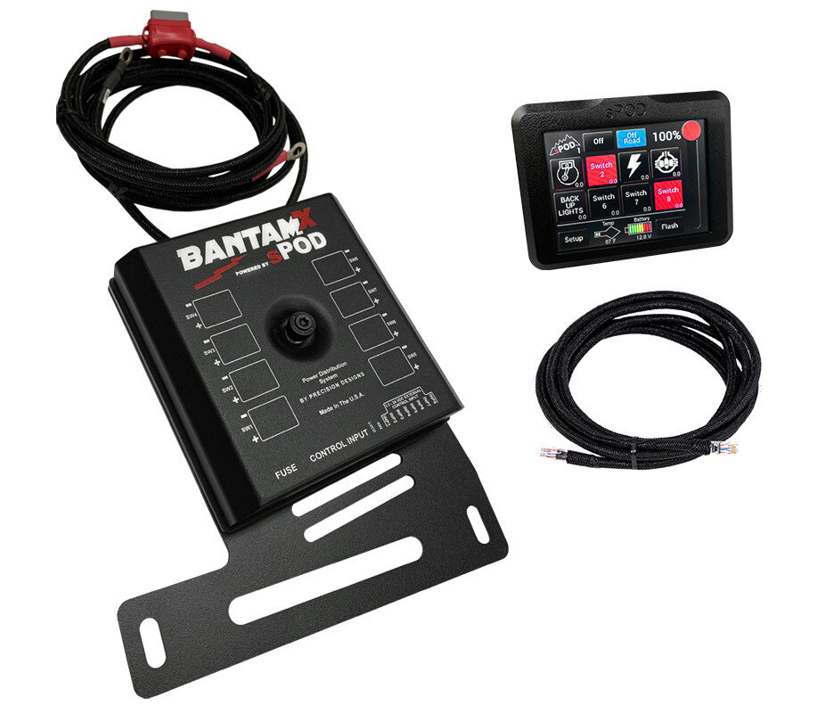 sPOD 87-0035 BantamX Touchscreen for 07-18 Jeep Wrangler JK