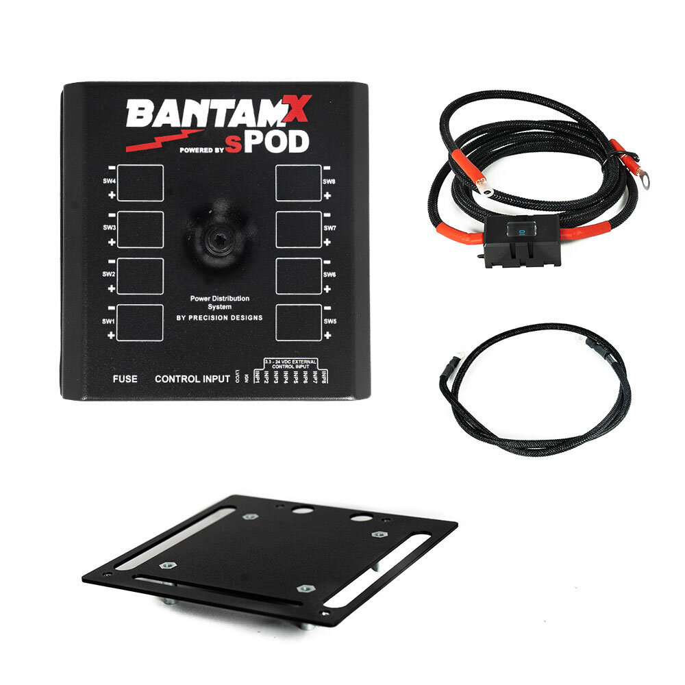 sPOD 87-0115 BantamX Wireless Switch Controller - Universal with 84" Battery Cable