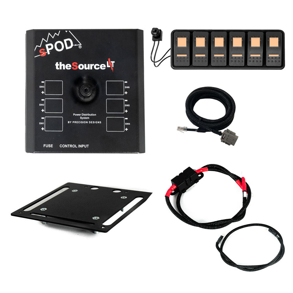 sPOD SLMOD36A SourceLT Modular - Universal - in Amber with 36" Battery Cable