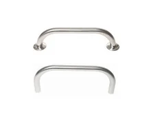 SR Smith 14″ ADA Bent Transfer Rail With Flanges – Marine Grade Stainless Steel – .120″ Wall, 1.50″ OD – EB-14A