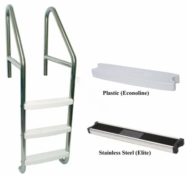 SR Smith 3-Step 304 Stainless Steel Ladder with Stainless Steel Tread – 50-795S