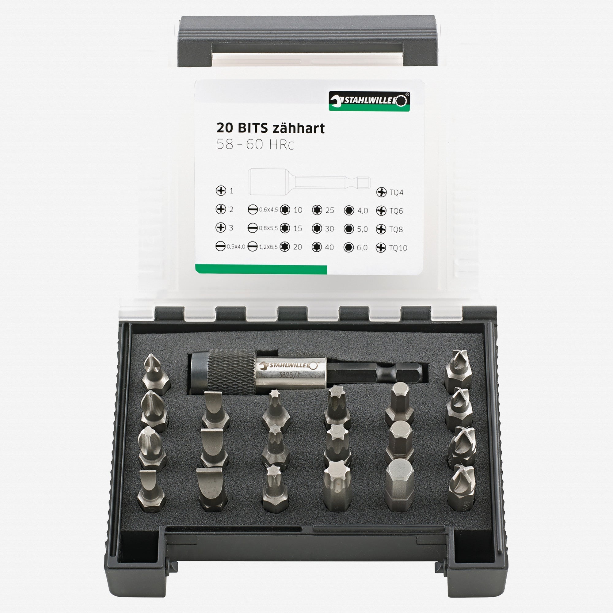Stahlwille 1204/21-2 BITS Box, 20 Pieces