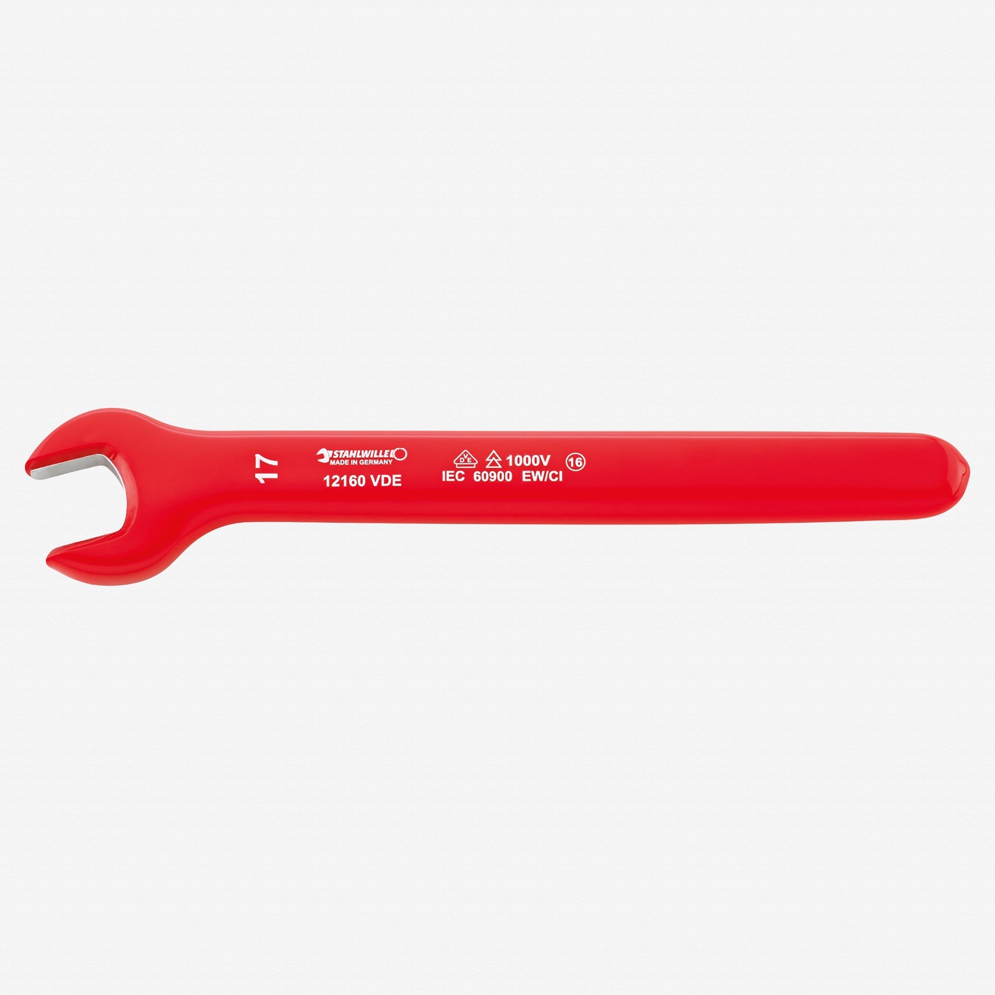 Stahlwille 12160 VDE Single Ended Open Jaw Spanner, 19 mm